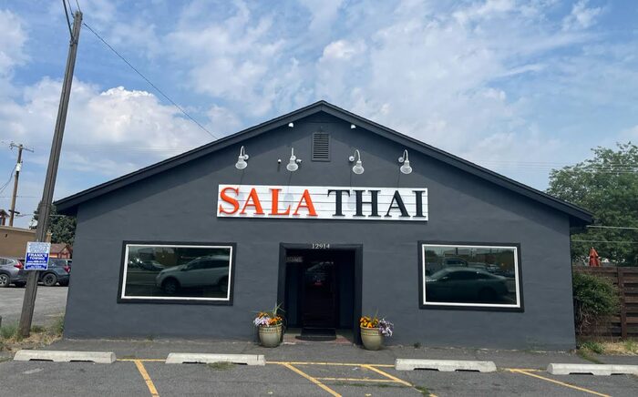 The Sala Thai Restaurant storefront on West Sunset Highway